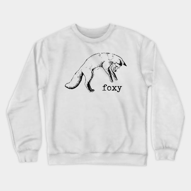 foxy Crewneck Sweatshirt by goatboyjr